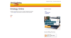 Desktop Screenshot of ontologyonline.org